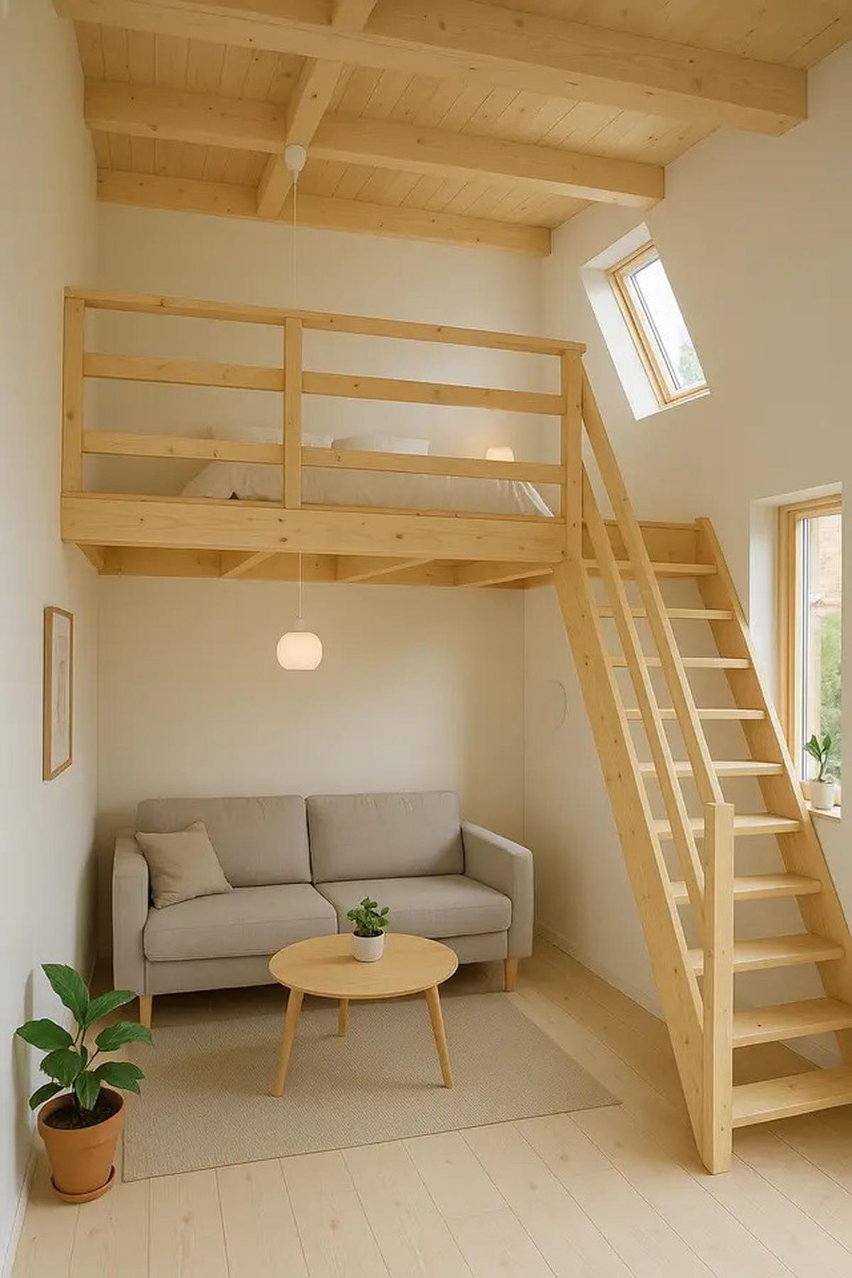 7 Gambar Desain Rumah Mezzanine untuk Lahan Kecil, Solusi Tepat untuk Warga Perkortaan