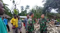 Persiapan TMMD di Kampung Kibay, Kabupaten Keerom, Provinsi Papua. (Liputan6.com/Katharina Janur/Pendam Cenderawasih)