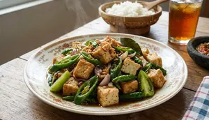 Resep Oseng Tahu Cabai Hijau, Hidangan Rumahan Favorit yang Praktis Dibuat