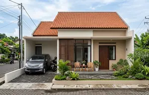 7 Desain Rumah Minimalis Atap Pelana Bergaya Modern Tropis, Sejuk dan Estetik