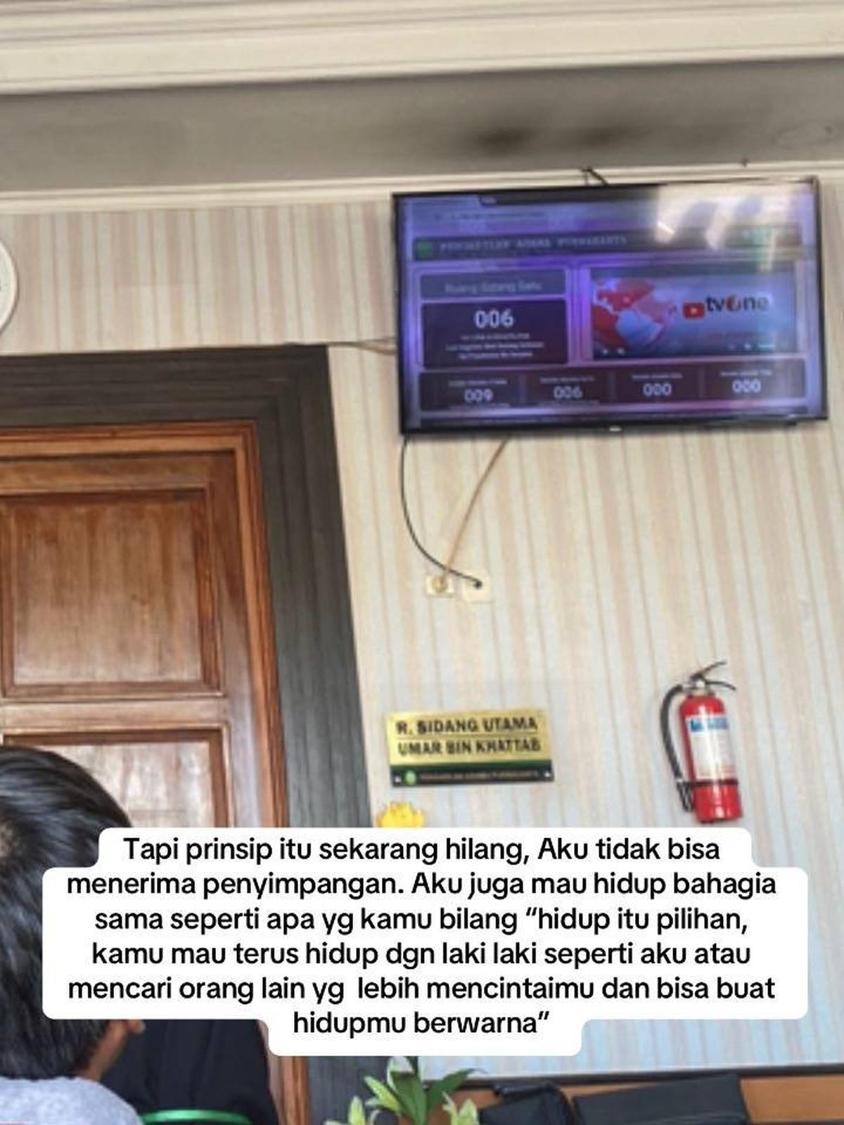 Jalani Sidang Pembatalan Nikah Pertama, Kisah Wanita yang Putuskan Berpisah dengan Mantan Kekasih Ini Tuai Simpati Warganet