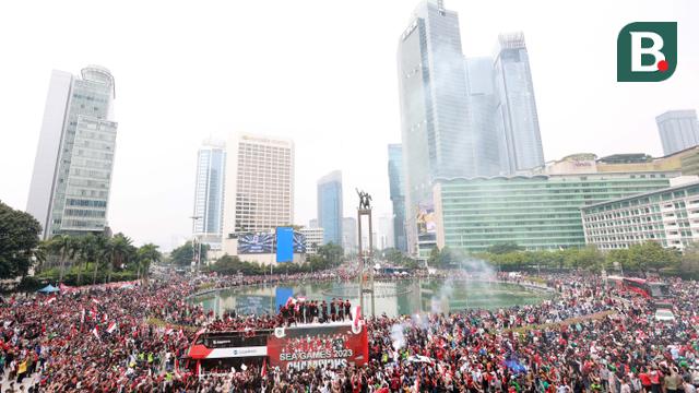 Parade Kemenangan Timnas Indonesia U-22