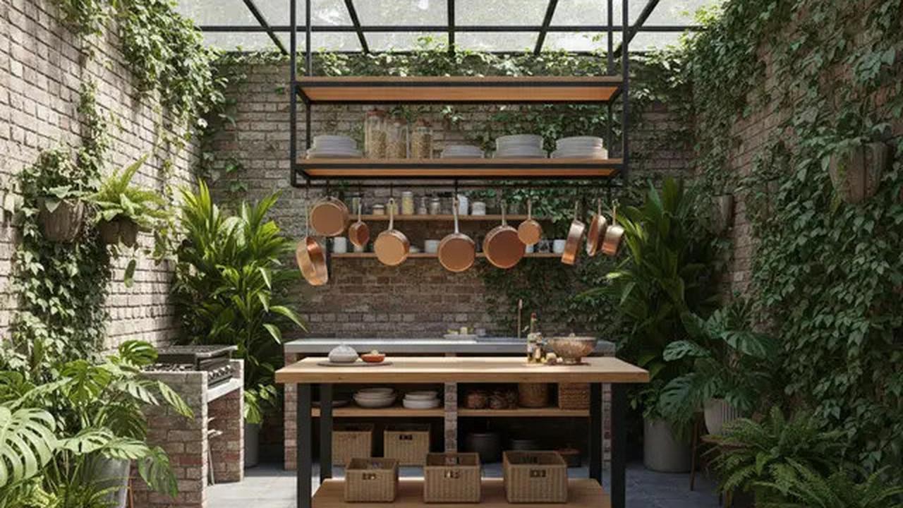 7 Desain Dapur Semi Outdoor Tanpa Kitchen Set: Solusi Modern, Estetis, dan Fungsional