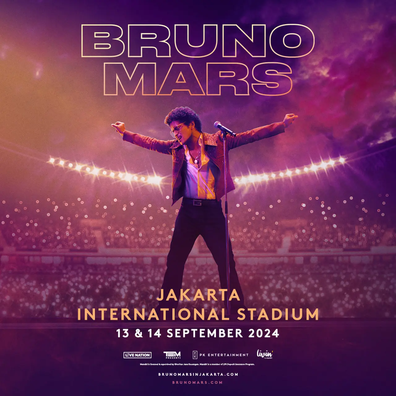 Konser Bruno Mars di Jakarta Hari Pertama Digelar, Fans Memadati JIS ...