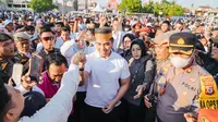 Kaesang Kampanyekan Syaharuddin-Nurkanaah di Pilbup Sidrap 2024
