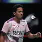 Pebulu tangkis tunggal putra Indonesia Chico Aura Dwi Wardoyo mengalahkan Nathan Tang dari Australia 21-7 dan 21-7 pada babak 64 besar Kejuaraan Dunia 2023&nbsp;di Royal Arena, Kopenhagen, Denmark, Senin (21/8) malam WIB. (foto: PBSI)