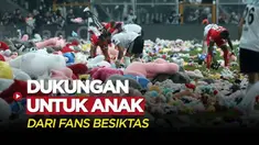 Berita Video, Suporter Besiktas Berikan Ribuan Boneka untuk Anak-anak yang Terkena Gempa Turki pada Minggu (26/2/2023)