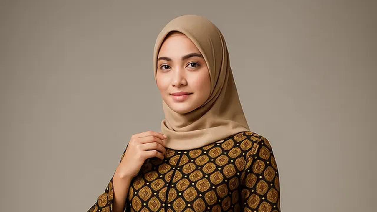 7 Model Baju Batik Lengan Lonceng Dua Tingkat Motif Kawung Modern, Anggun dan Elegan