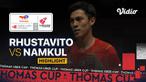Berita video pertandingan kelima Indonesia vs Thailand di Grup A Piala Thomas 2020, di mana Shesar Hiren Rhustavito menjadi penentu kemenangan Tim Merah Putih, Senin (11/10/2021) malam hari WIB.