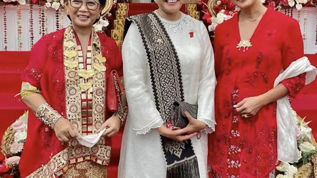 Sri Mulyani dan Franka Makarim