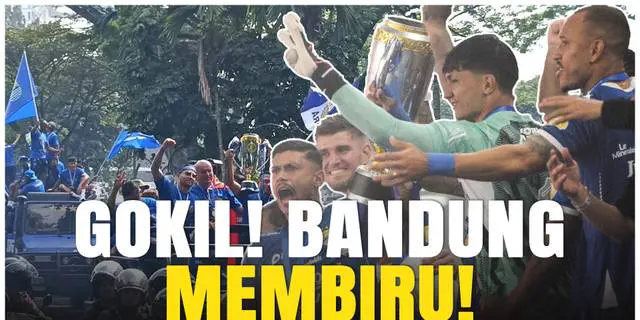 VIDEO: Bandung Berpesta! Momen Haru &amp; Seru Persib Angkat Trofi BRI Liga 1 Musim Ini