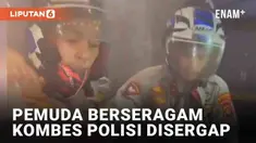 Aksi polisi gadungan tak selamanya mulus, seperti pemuda berikut ini. Ia terciduk keliling pasar 16 Ilir, Palembang dengan berseragam polisi. Tak main-main, pelaku memakai seragam berpangkat komisaris besar.