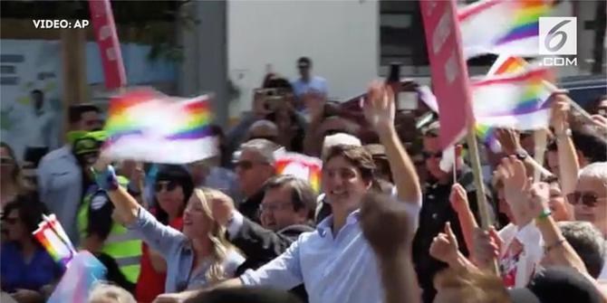 VIDEO: Perdana Menteri Kanada dan Irlandia Hadiri Parade Pride