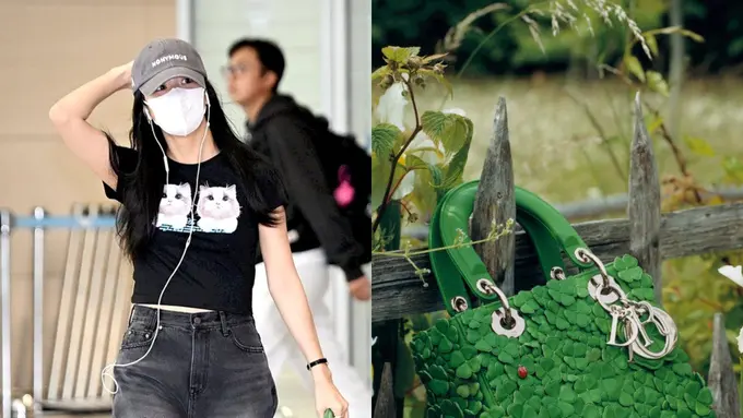 Potret Airport Style Jisoo BLACKPINK, Tampil Kasual dengan Lady Dior Summer 2026 Karya JW Anderson yang Belum Dirilis