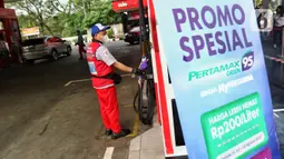 PT Pertamina (Persero) meluncurkan produk terbarunya Pertamax Green 95. (Liputan6.com/Angga Yuniar)