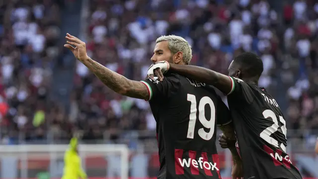 Rebic Cetak Dua Gol, AC Milan Bungkam Udinese