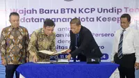 BTN meresmikan wajah baru Kantor Cabang Pembantu (KCP) Universitas Diponegoro (UNDIP) yang berlokasi di Jalan Banyuputih, Tembalang, Semarang.