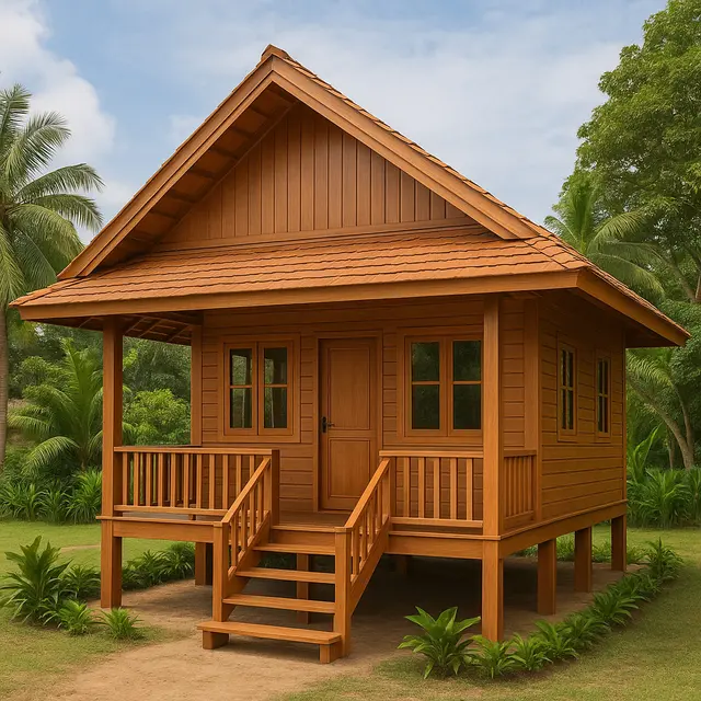 Rumah Panggung Minimalis Ukuran 5x7 Meter