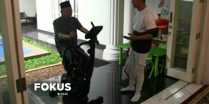 Pesinetron Aldy Fairuz dan Raffi Ahmad Kunjungi Kediaman Ma'ruf Amin
