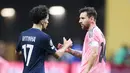 PSG akhirnya mendapat tiket lolos ke babak berikutnya. Sementara itu Inter Miami harus angkat koper dari turnamen ini. (AFP/Alex Grimm)
