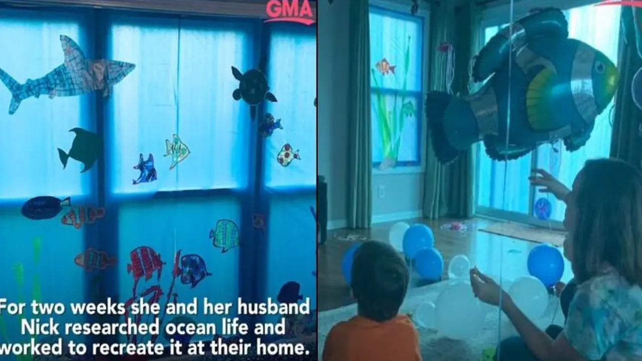 Tak Bisa Rayakan Ulang Tahun, Keluarga Ini Buat Kejutan Untuk Sang Anak