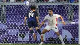 Jepang yang diasuh Go Oiwa menang lewat brace dua pemainnya, Shunsuke Mito dan Shota Fujio. Satu gol lagi dibuat oleh Rihito Yamamoto.  (AP Photo/Moises Castillo)
