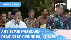 Jumat (24/06) malam, Ketua Umum Partai Demokrat, Agus Harimurti Yudhoyono, menemui Ketua Umum Partai Gerindra Prabowo Subianto di Jalan Kertanegara, Kebayoran Baru, Jakarta. Pertemuan berselang satu hari setelah AHY menemui Ketua Umum Partai Nasdem, ...