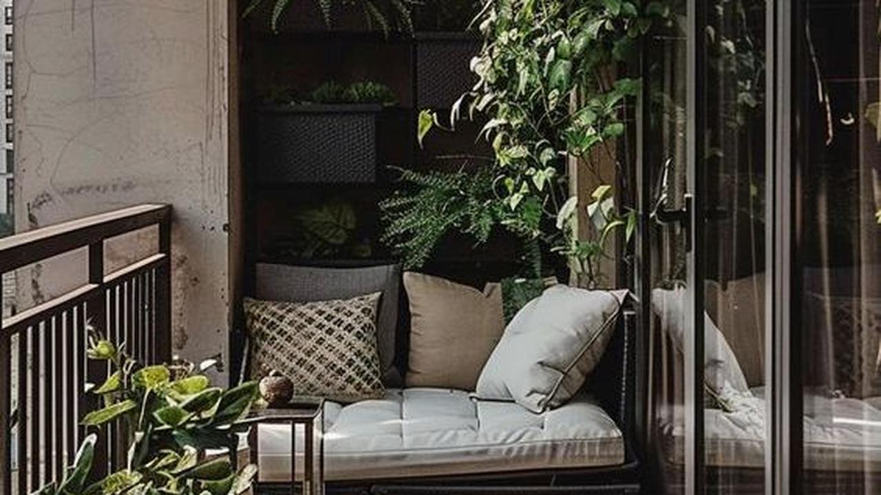 Desain Balkon Terbuka Minimalis Elegan