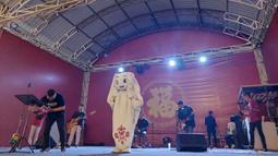 Meski hanya tinggal hitungan hari lagi Piala Dunia 2022, maskot turnamen akbar sepak bola dunia itu, La'eeb, masih hadir menyapa warga di Indonesia. (Procomm Surya Citra Media)