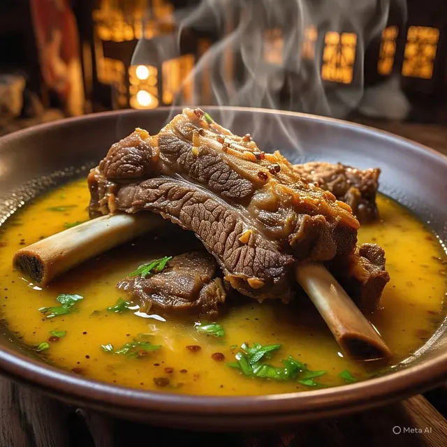 Balungan Sapi Bumbu Kuning Khas Nusantara
