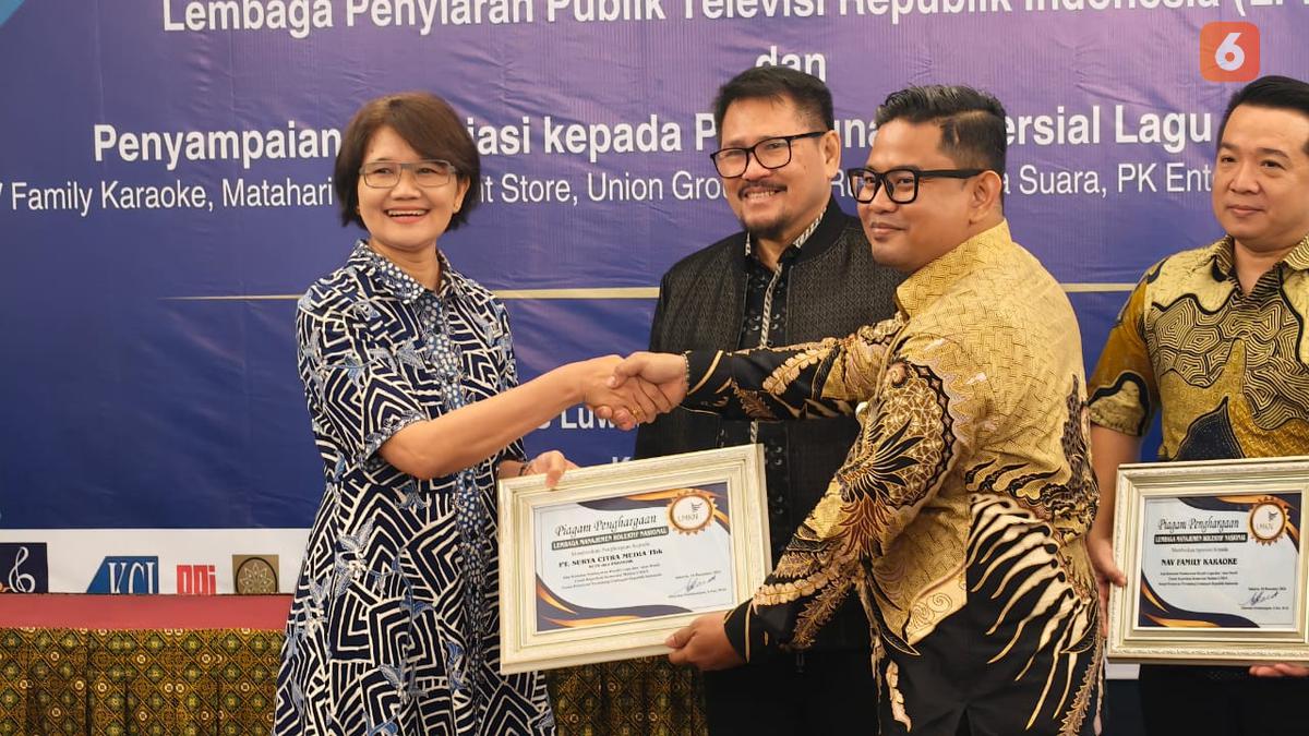 SCM Terima Penghargaan LMKN atas Kepatuhannya dalam Pembayaran Royalti