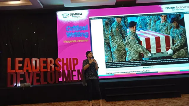 Bedah Tulisan Bersama Margareta Astaman: Bukan Hanya Kreatif, Tapi Harus Kritis