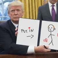 Lelucon tentang Donald Trump belum kelar. Para netizen masih terus menjadikan ia sebagai bahan meme di media sosial. (Via: boredpanda.com)