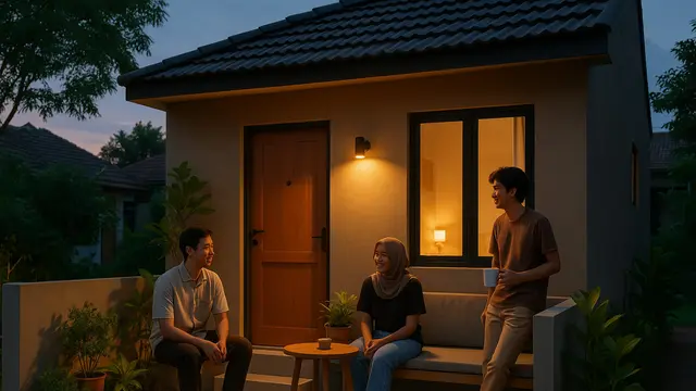 Inspirasi Rumah Sederhana 6×10 yang Jadi Pilihan Anak Muda di Tahun 2025/Ilustrasi AI