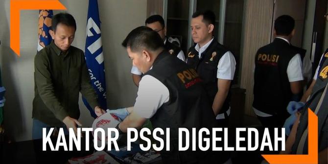 VIDEO: Detik-Detik Polisi Geledah Kantor PSSI