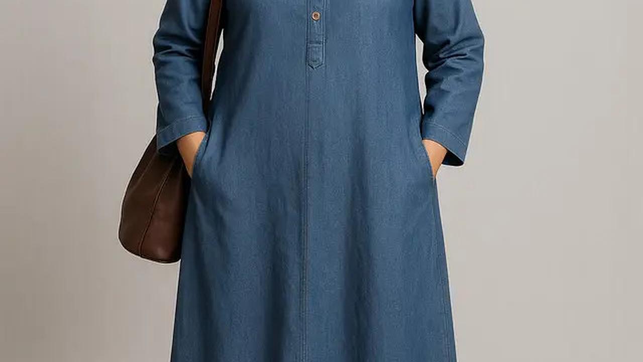 7 Rekomendasi Gamis yang Nyaman untuk Usia 45 Tahun ke Atas, Cocok untuk Aktivitas Sehari-hari