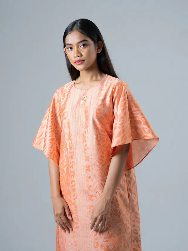 Batik Cap Modern Lengan Terompet