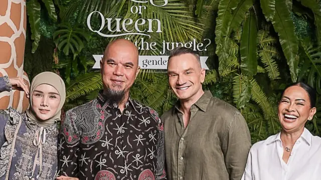 Mulan Jameela hadir di Gender Reveal Alyssa Daguise Bertema Safari. [@risa_dewi]