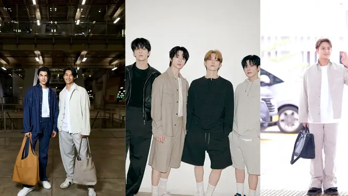 Adu Gaya Airport Look Artis Pria Asia Menuju Show Perdana Jonathan Anderson untuk Dior di Paris