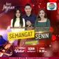Semangat Senin Indosiar digelar live streaming di Vidio, dengan bintang tamu Lian Firman, Fay Nabila, Voke Victoria, tayang Senin 4 Oktober 2021 pukul 16.00 WIB