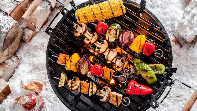 Ilustrasi sayur barbeque