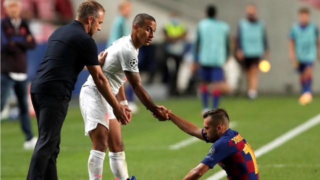 Gelandang Bayern Munchen, Thiago Alcantara.