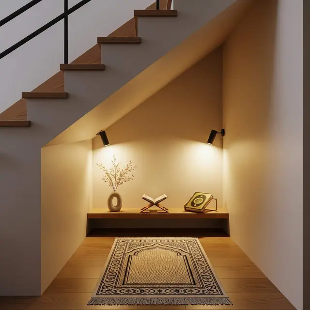 Desain Mushola di Dalam Rumah