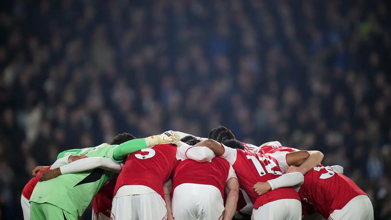 Foto: Gol Semata Wayang Bukayo Saka Perlebar Jarak Arsenal di Puncak Klasemen Liga Inggris