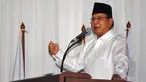 Ketum Partai Gerindra Prabowo Subianto saat menyampaikan pidato politiknya di acara pelantikan pengurus pusat Partai Gerindra di kantor DPP Partai Gerindra, Jakarta, Rabu (8/4/2015). (Liputan6.com/Yoppy Renato)