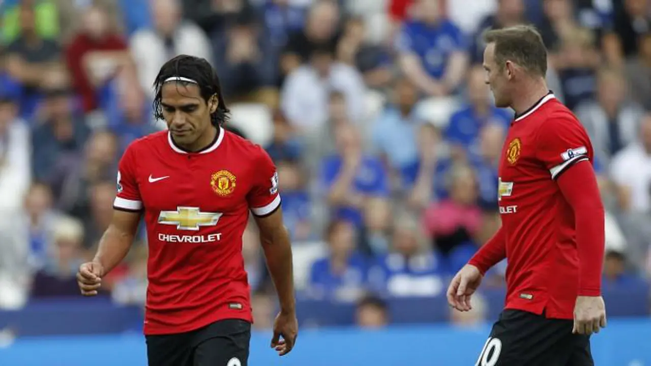 Radamel Falcao Wayne Rooney