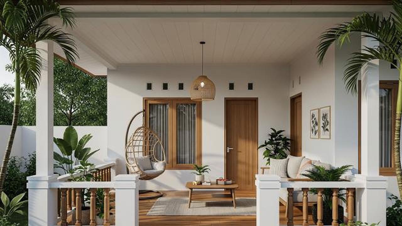 7 Desain Rumah Kecil tapi Punya Teras Lega yang Cozy untuk Santai, Maksimalkan Lahan