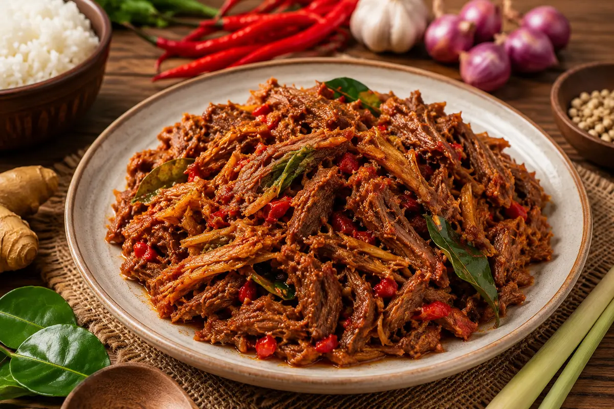 Daging Suwir Pedas dari Daging Kurban
