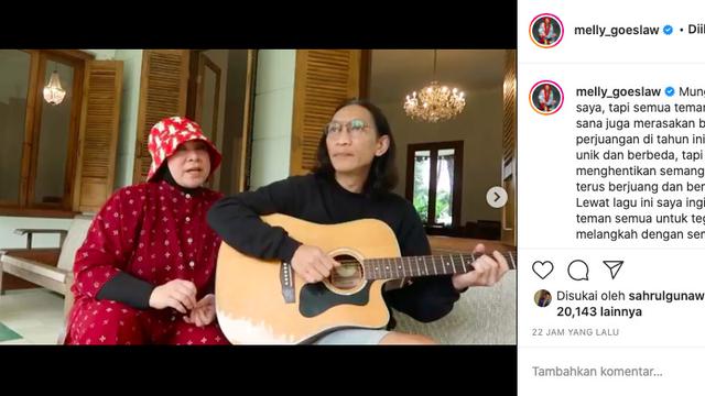 Unggahan Melly Goeslaw