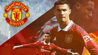 Manchester United - Ilustrasi Cristiano Ronaldo (Bola.com/Adreanus Titus)